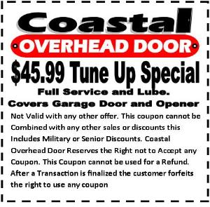 Coastal Overhead Door Coupon Navarre Florida