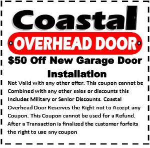 Pensacola Garage Door Coupon Coastal Overhead Door